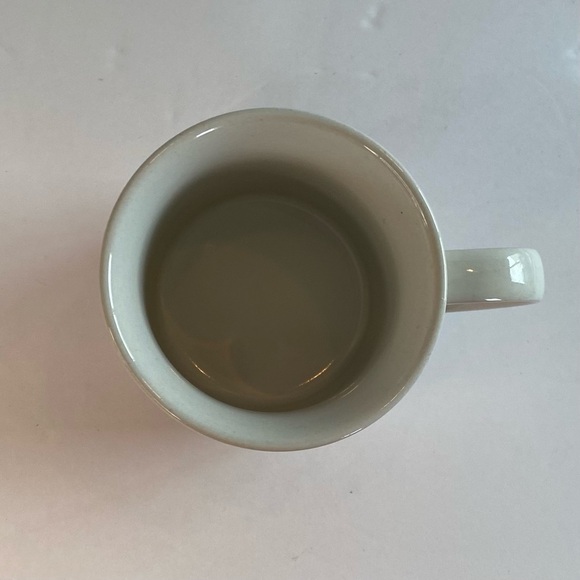 Vintage Butterfly Small White And Red Coffee Mug Cup Polka Dot - Picture 2 of 6